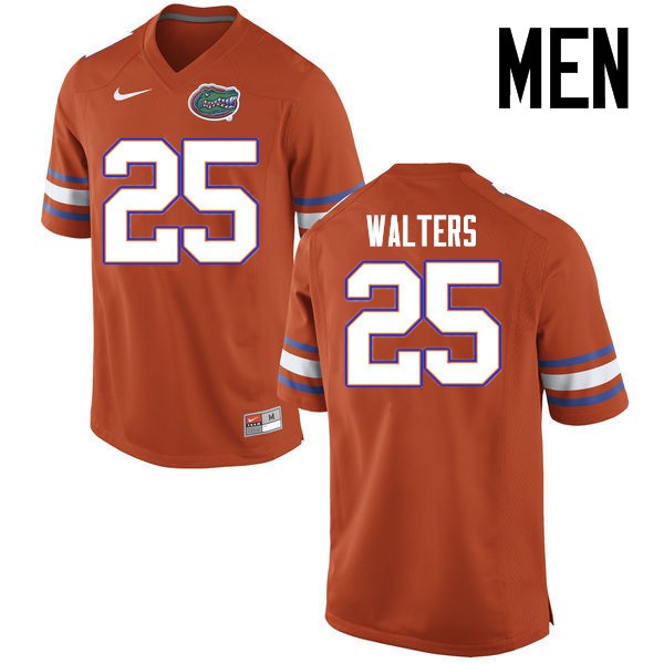 Florida Gators Men #25 Brady Walters College Football Jerseys Orange